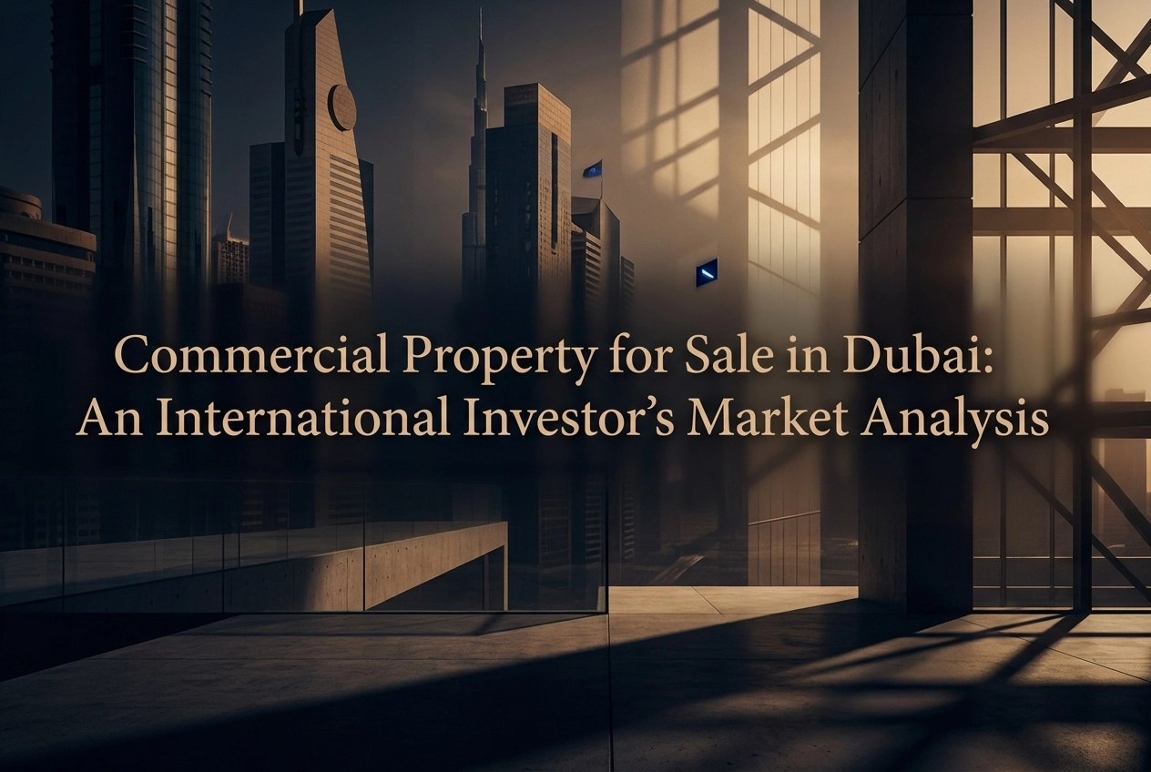 Commercial Property for Sale in Dubai: An International Investor’s Market Analysis