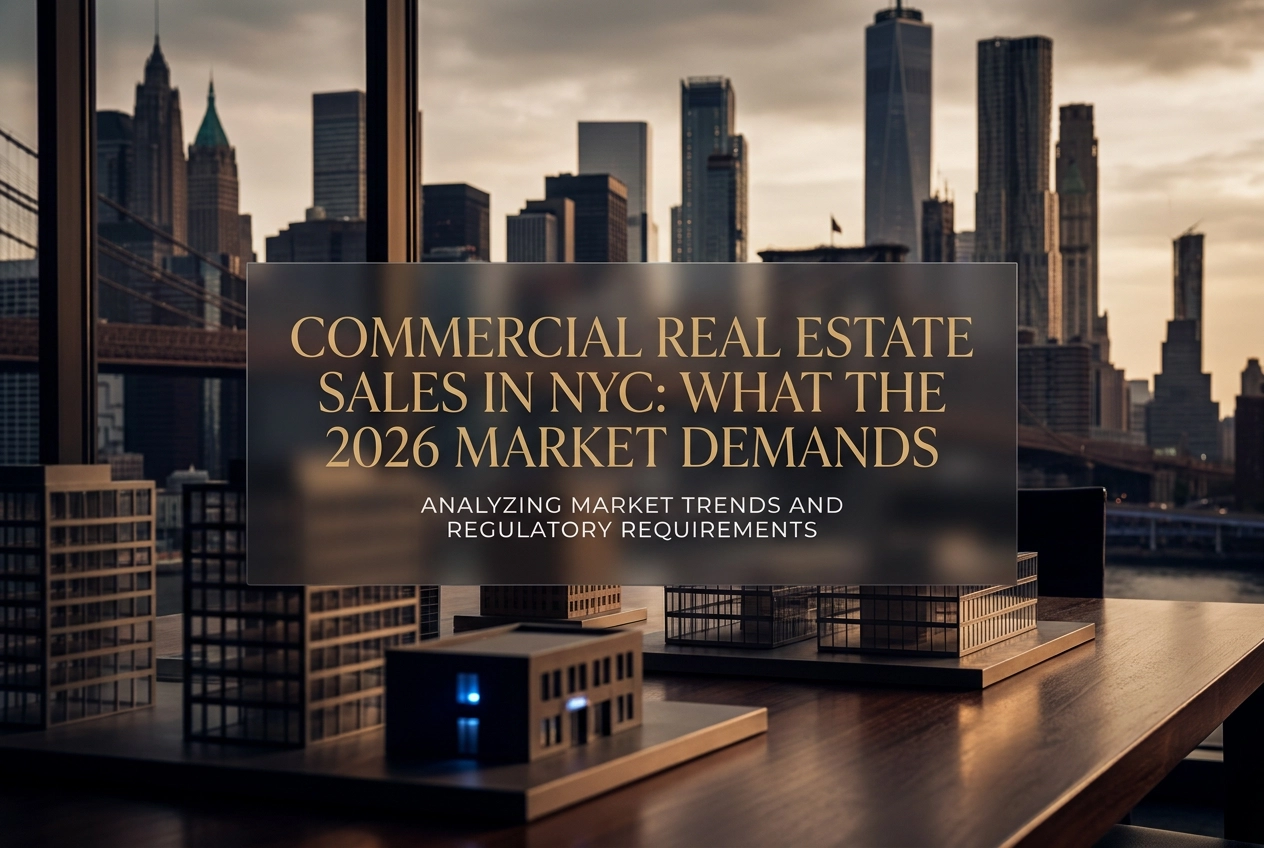 Commercial Real Estate Sales in NYC: What the 2026 Market Demands